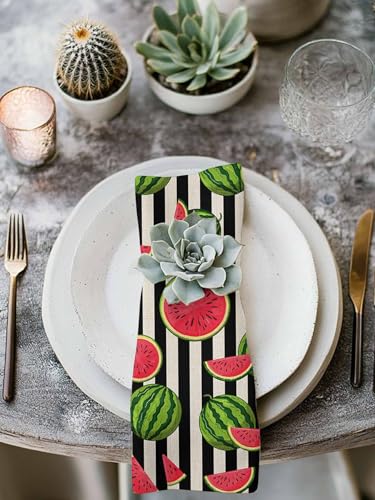Servilletas de tela Watermelon set x4 50.5x50.5 cm miniatura 3