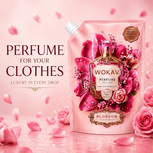 Image of Liquid Fabric Conditioner 1L | After Wash Softener for Machine &Hand Wash | 10x Long Lasting Perfume Fragrance | Anti-Static | Suitable forAll Fabrics | Men & Women (Blooso)
