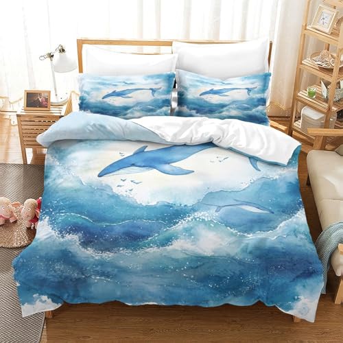 Housse de couette pastèque 3D microfibre hypoallergique parure de lit double
