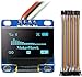 MakerHawk Módulo de Pantalla OLED, Módulo de Pantalla LED SPI I2C IIC 128X64 LCD para Arduino UNO R3 STM 0.96 Pulgadas y 40 Piezas Cable 20CM 40-Pin Female a Mujer