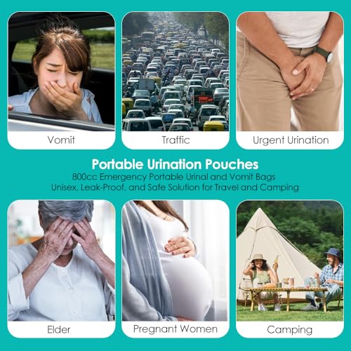 Image of (Medi) Jumbo Family pack | Unisex Pocket Sized Disposable Urine Bags | Solidifies Urine Instantly For Bedridden People | Combo kit with waste bags and wet wipes (Pack of 100 Bags) | Outdoor Toilet Needs | Convenient & Hygienic | Each Usable Upto 4 Times | As seen on Shark Tank India