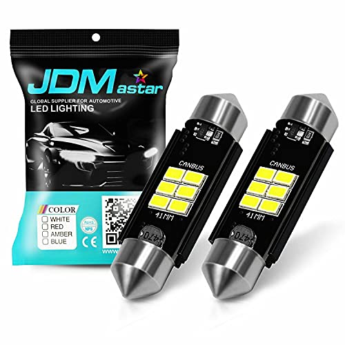 Canbus Error Free 3020 42MM Festoon 211-2 Led Blanco Brillante miniatura 1
