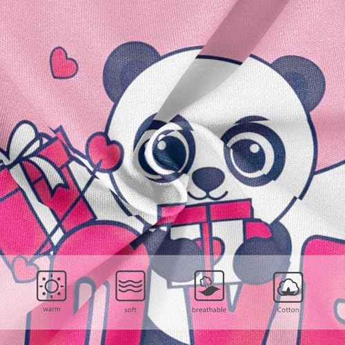 Toddler Girls Underwear 2t Cotton Girl Panties Cute Funny Briefs Kids Undies Cupid Panda Love Pink3