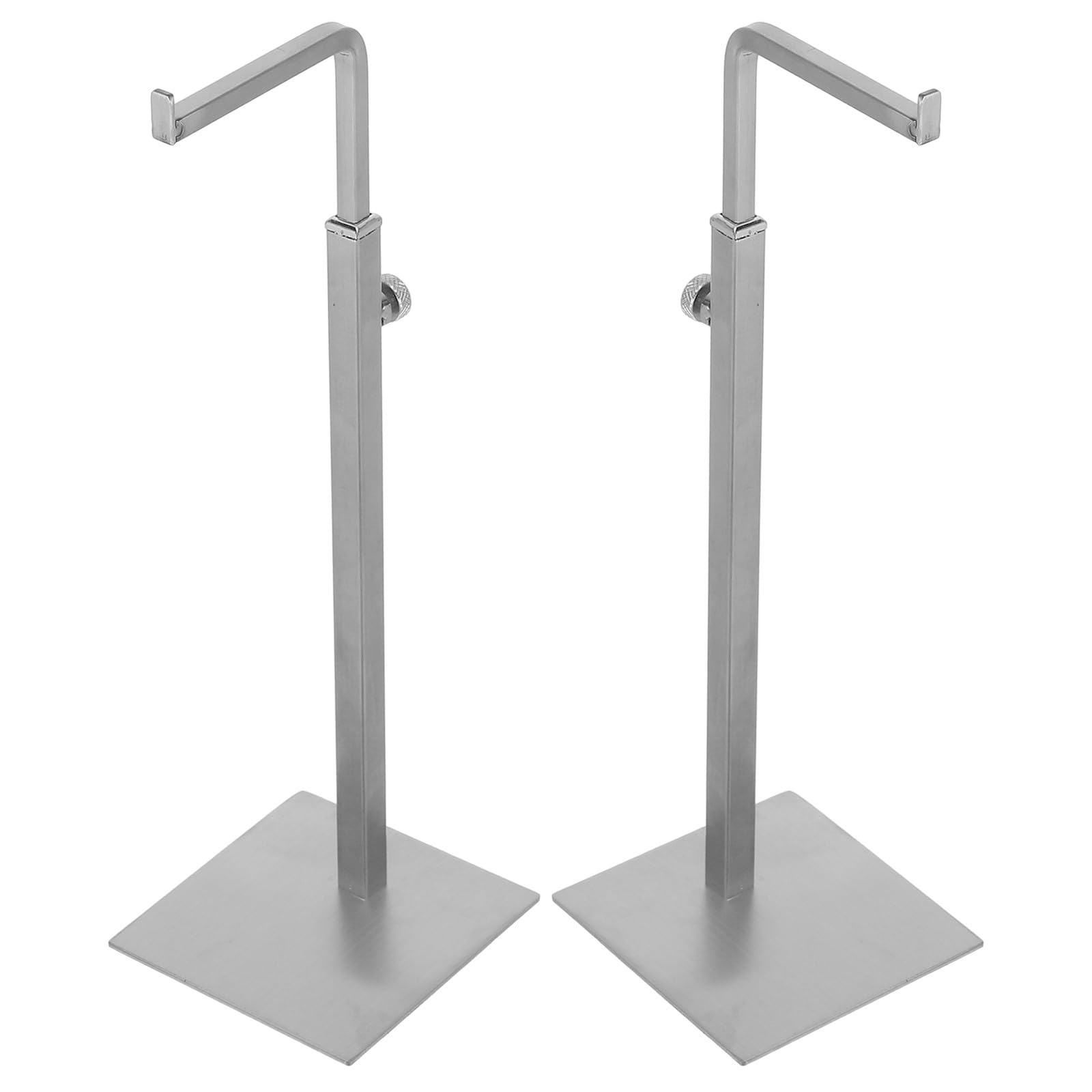 PRETYZOOM 2 Piezas Soporte para Bolso de Acero Inoxidable, Altura Ajustable
