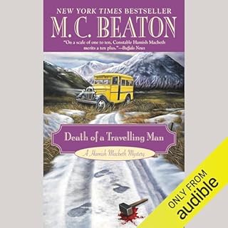 Death of a Traveling Man Audiolibro Por M. C. Beaton arte de portada