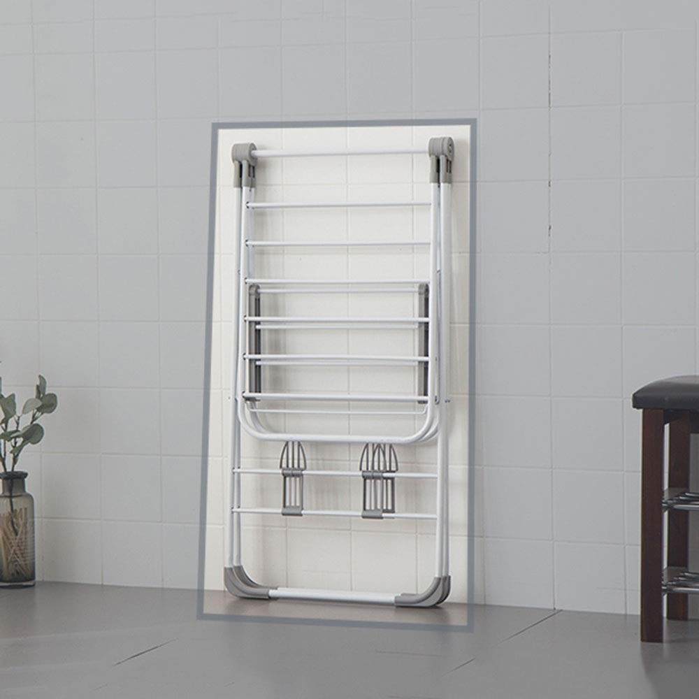 Étendoir Séchoir au Sol Pliant Vêtements Intérieur et Extérieur Balcon Simple Cool Cintre Serviette Chambre Haute Ambition de la Maison