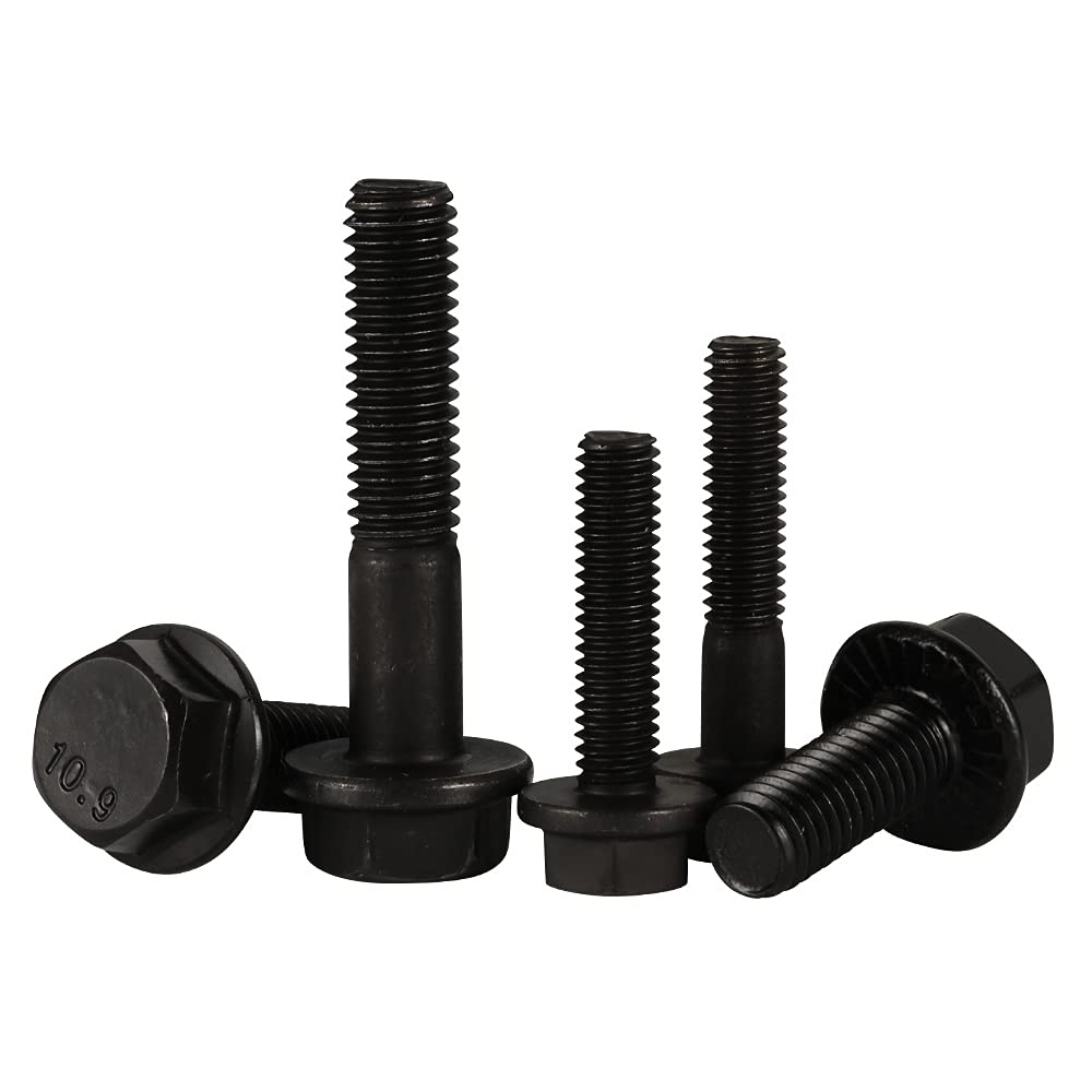 Amazon | M6 x 40mm フランジ付き六角頭ボルト フランジ六角ネジ