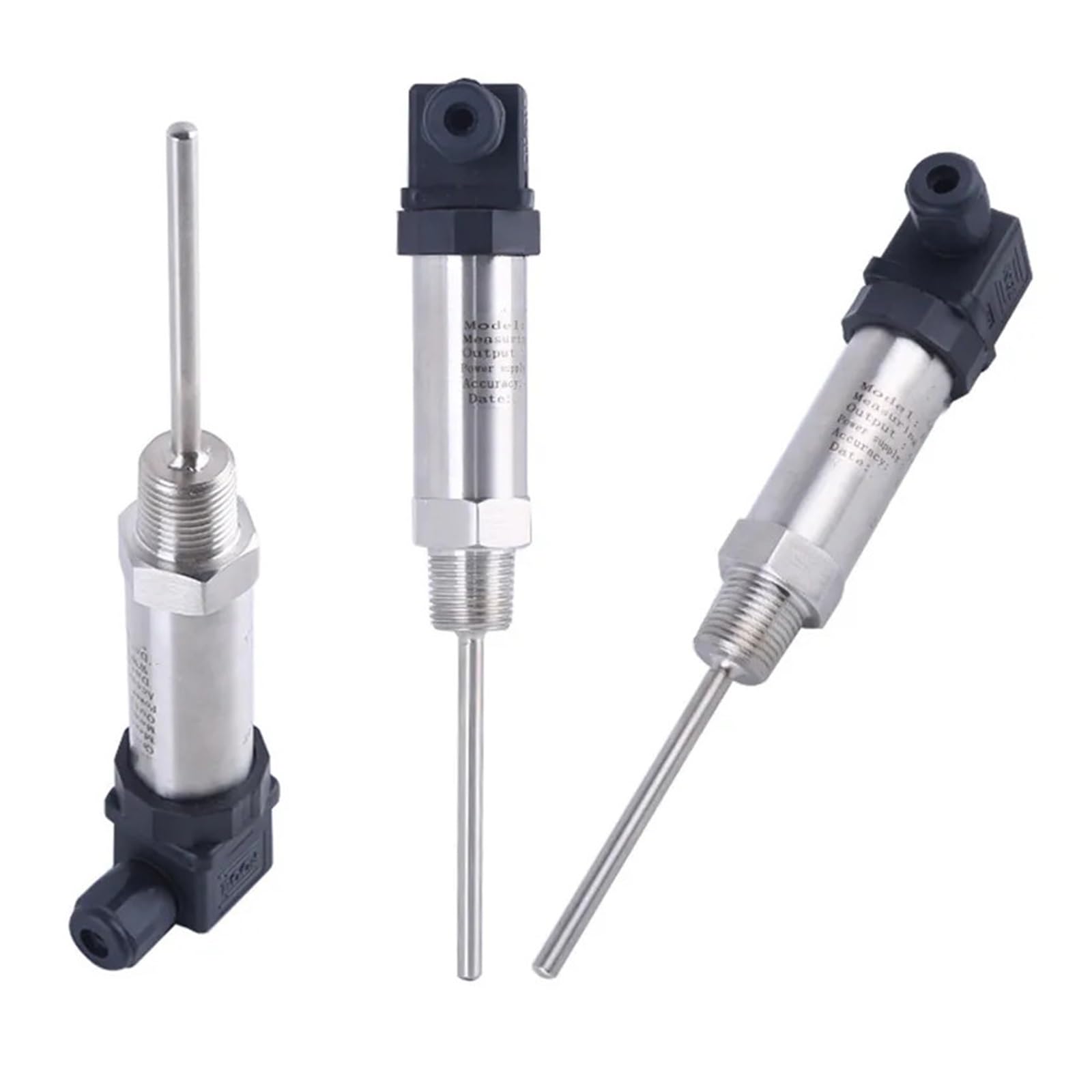 Czujnik temperatury, Nadajnik temperatury RTD PT100 4-20 mA 0-10 V RS485 Różne rozmiary(0-300c 4-20ma,150mm)