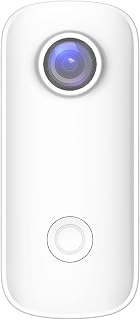 Yuwao C100 Mini Câmera de Ação 1080P/30fps Câmera de Vídeo Digital 30M Corpo Magnético Impermeável Bateria Embutida Conexão WiFi APP Compartilhamento com estojo à prova d'água
