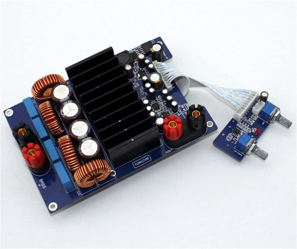 600W 4ohm Subwoofer Amplifier, Full Panel + Preamplifier, Stereo Input, TAS5630+OPA1632DR+TL072,