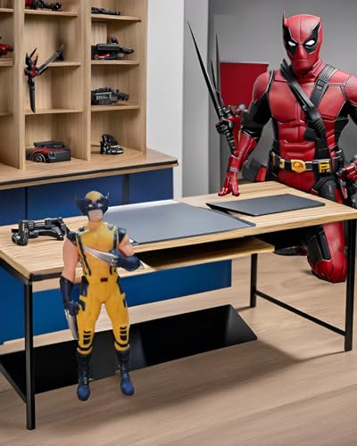 Image of Gifts- Wolverine Action Figure Toys for Car Dashboard, Study Table, Office Desk Decoration - Gift for Fans and Collectors| Deadpool, 25 CM
