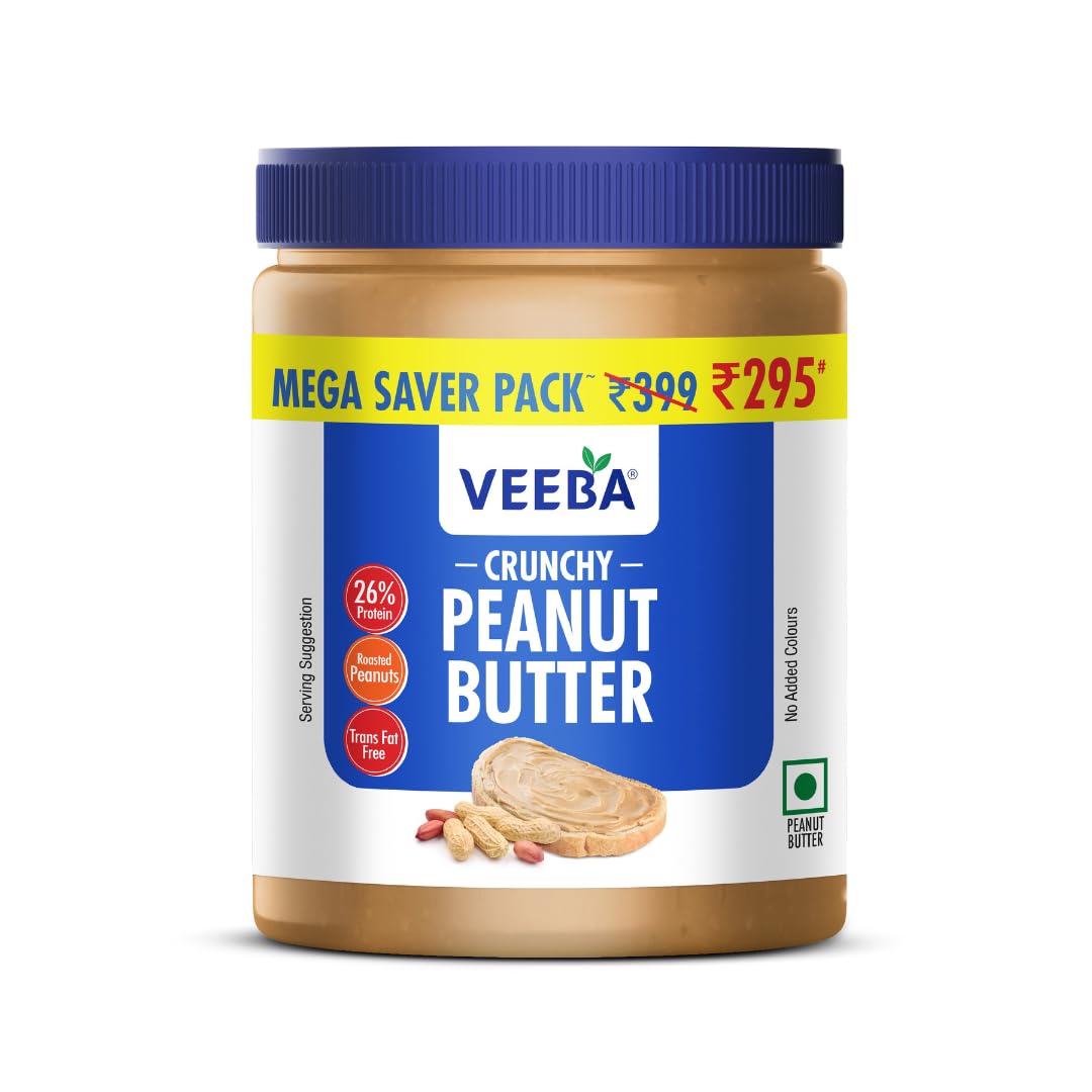 Veeba Crunchy Peanut Butter 900g - Image 1