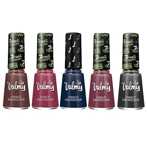 Esmalte de Uñas VALMY Pack 5 Pintauñas Colección Friday Night 14ml