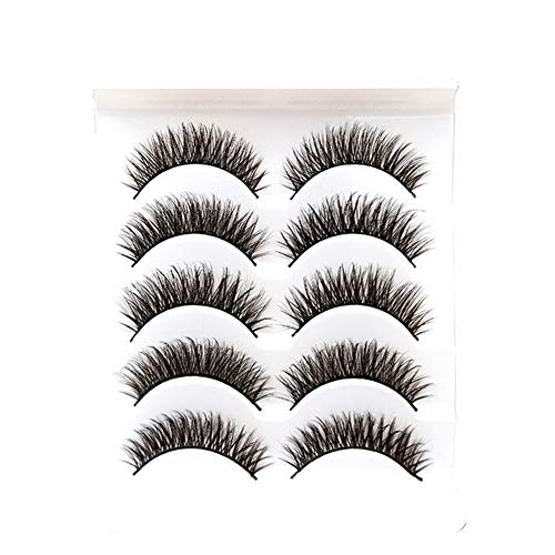 Preisvergleich Produktbild DaoRier Cute Criss Cross False Voluminous Eyelashes