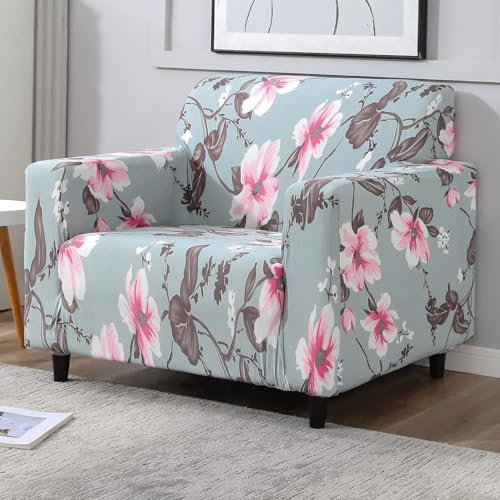 Image of HOKIPO Stretchable Elastic Couch Cover 1 Seater (NEW-4093-D24)
