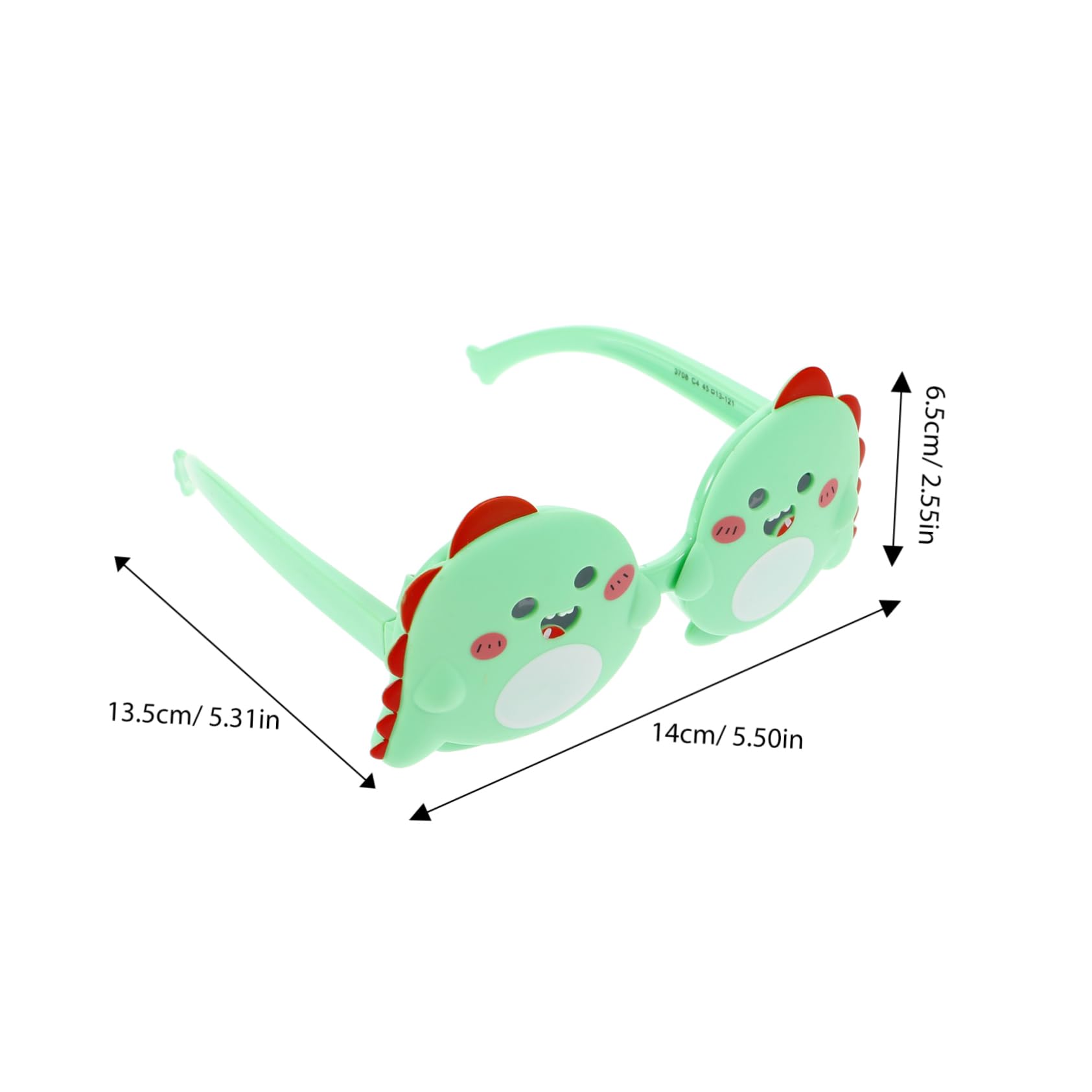 Healvian Dinosaur Themed Sunglasses for Lightweight UV Protection Eyewear for Parties and Daily Wear Fun Cartoon Design with Flip Lid for Ages