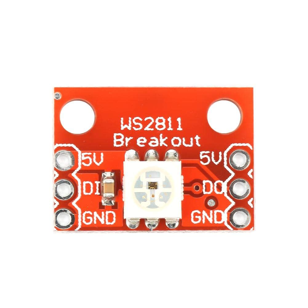 5 Pezzi Modulo LED Breakout WS2812 RGB 5050 RGB con Chip WS2812S Utilizzato per Progetti Elettronici