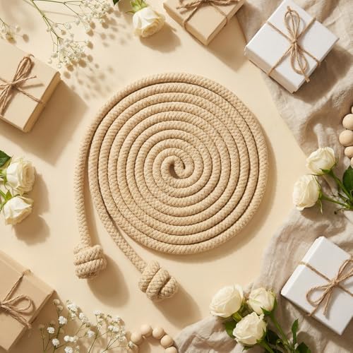 GliCraft 153 Inch Cincture Clergy Rope Monks Religious Rites Celebrating Masses Alba Robes Vestments Ceremonial Jesus Costume Christian Denominations for Priest Deacon Altar Server (Retro,Knotted) - Thumbnail 5
