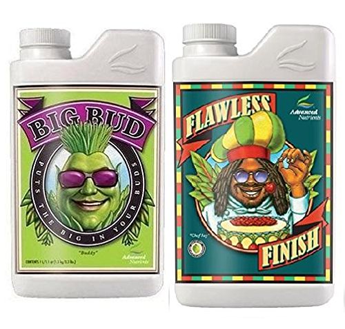 Advanced Nutrients Big Bud and Bud Ignitor 4 Liter with Conversion Chart and 3ml Pipette-4 Liter