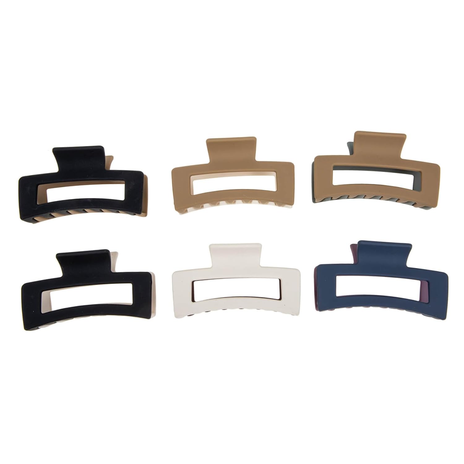 VICASKY 6pcs Large Claw Clips Claw Clips for Women Stylish Hair Clamp Holders for Bath Makeup Face Wash Fashion Headwear