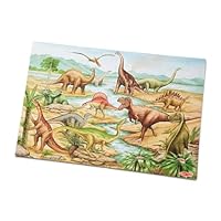Melissa & Doug Dinosaurs Floor Puzzle - 48 Pieces (2 Feet x 3 Feet Assembled) - FSC Certified