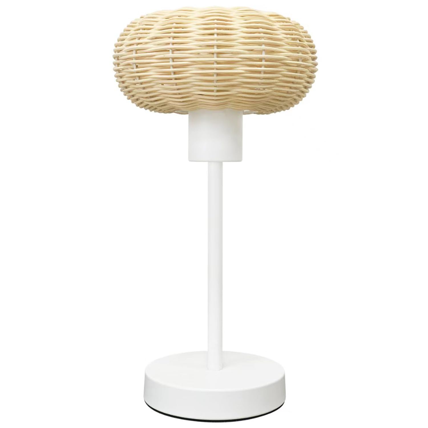 Rattan Table Lamp Bamboo Woven Bedside Lamp Wooden Nightstand Light Lamp Desk Lamps for Reading Yoga Kids Living