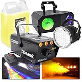 BeamZ Party Set XL Partybeleuchtung Komplettset mit LED-Lichteffekt, Lichttechnik, Lichtanlage, Stroboskop und Nebelmaschine Partypaket für Hauspartys, Hochzeiten und Gartenpartys