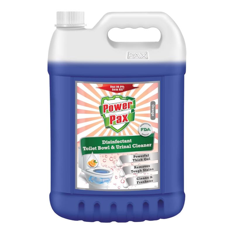 PowerPax Disinfectant Toilet Cleaner (Orange), 5L (B09FGTG29R) Amazon Price History, Amazon Price Tracker