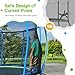 Zupapa 1800LBS Capacity No-Gap Design 16 15 14 12 10FT Trampoline with Safety Enclosure Net and Non-Slip Ladder 10-Year Quality Assurance Perfect for Kids Family Outdoor Backyard Fun