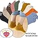 IBEILLI Women Cute Socks 10 Pairs Cotton Kawaii Embroidered Funny Low Cut Ankle Socks for Women Girls (10 Colors Smiley with Gift Box)