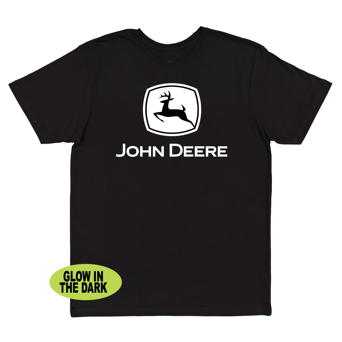 John Deere Short Sleeve Tee with Glow in The Dark Tm