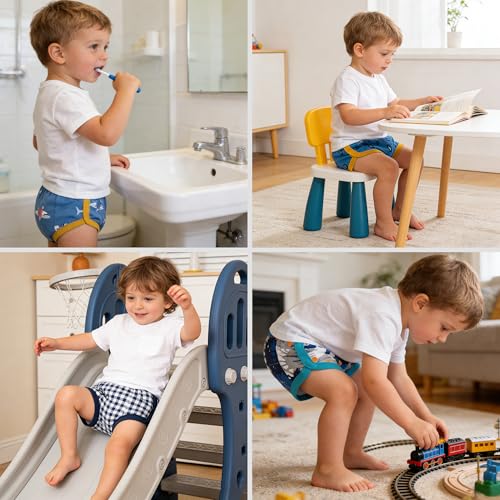 Image of BIG ELEPHANT Random Color Toddler Training Pants 6 Pack, Potty Training Underwear for Boys and Girls