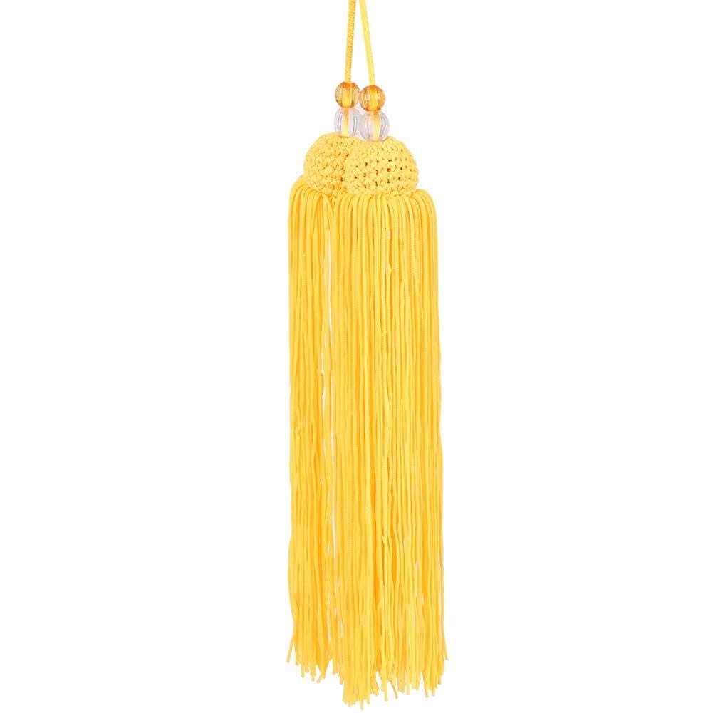 Borla China Tai Chi Espada Borla Artes Marciales Chinas Kungfu Espada para Taiji Espada Home Handing Decoration(Yellow Short Sword Tassel)