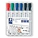 Produktbild STAEDTLER Lumocolor 351 WP6 X Whiteboard-Marker (Rundspitze ca. 2 mm Linienbreite, Set mit 6 Markern, Hohe Qualität, trocken und rückstandsfrei abwischbar von Whiteboards)