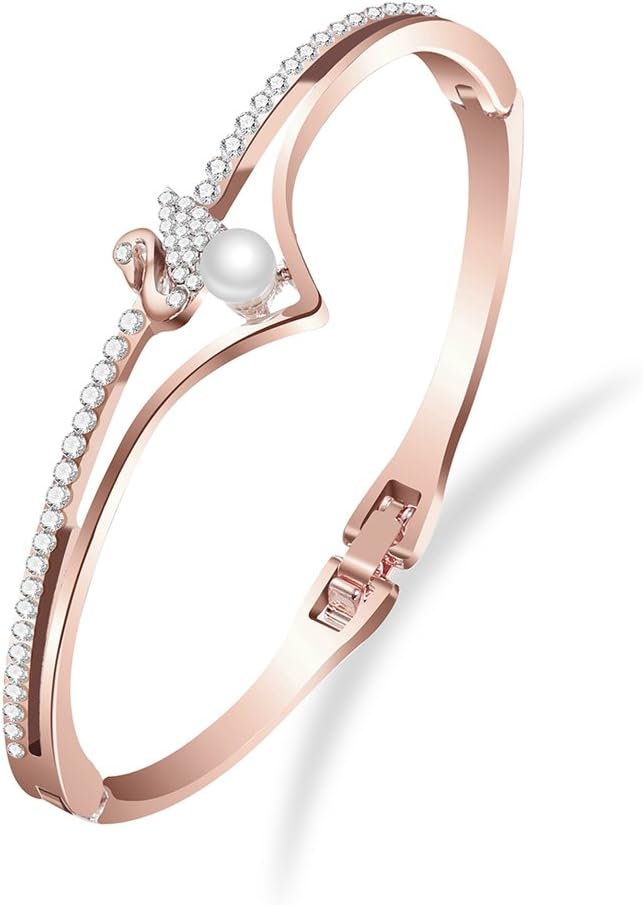 18k Rose Gold Stylish Bracelet for Women and Girls