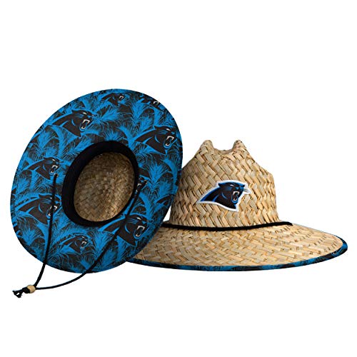 Image of NFL Team Logo Americana Floral Lifeguard Beach Straw Sun Hat