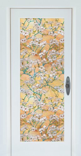 Brewster Pf0716 Dogwood Door Premium Film, Orange 35.25X78 Inch #TOP1