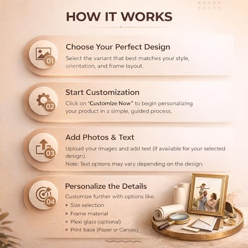 Image of Mad Masters Customized Photo Frame | 9 Photo Collage Wooden Frame, 12 x 12 inches | Personalized Wall Frame for Couple, Family, Kids | Home Decor & Gift (Black, Textured)