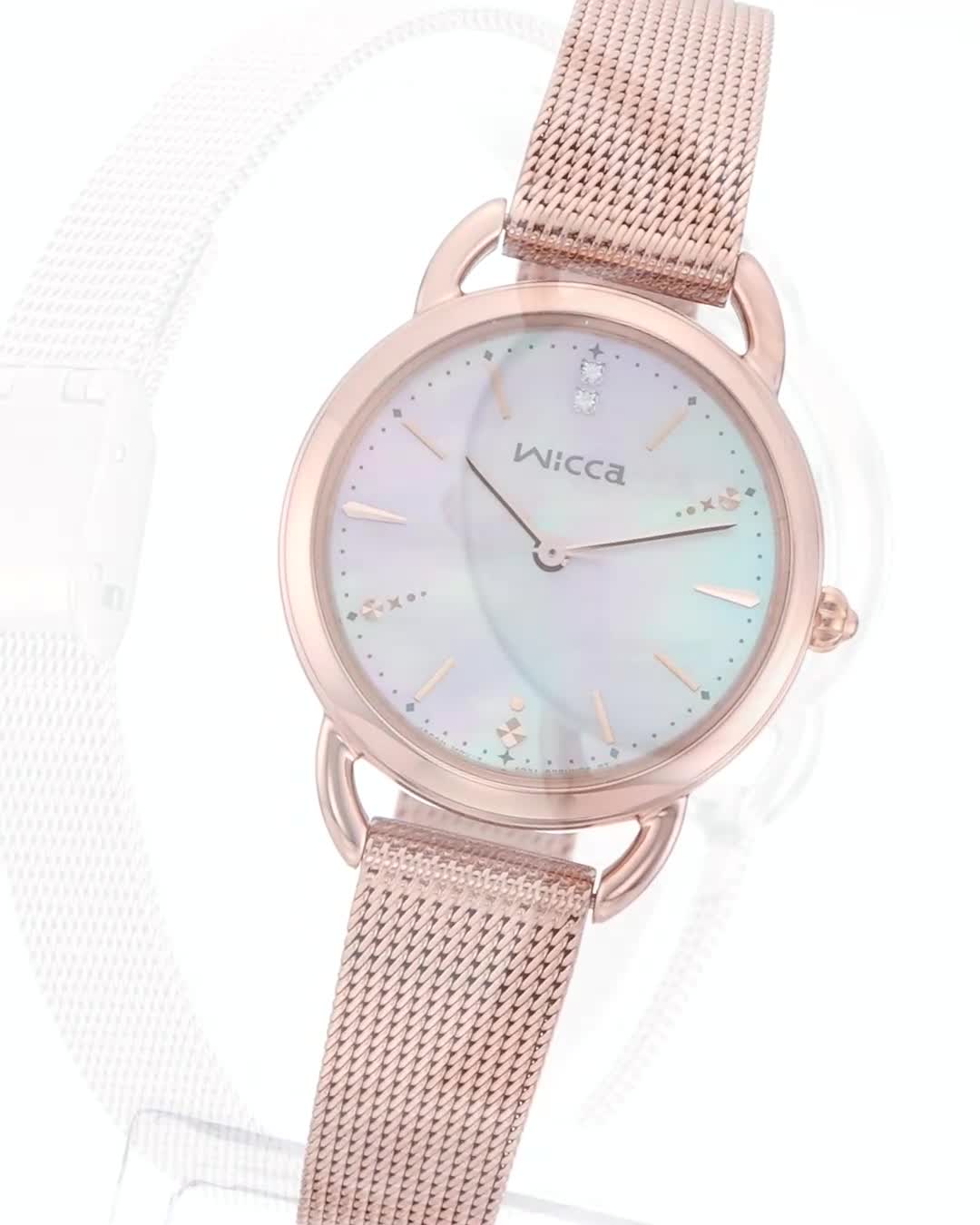 Amazon | [CITIZEN] 腕時計 wicca 限定モデル 替えバンド付き 2way