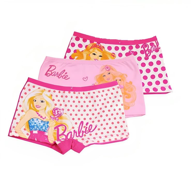 EloctateGirl's Pincess Boyshort Panties Toddler Character Underwear Pack of 3 Multiprint