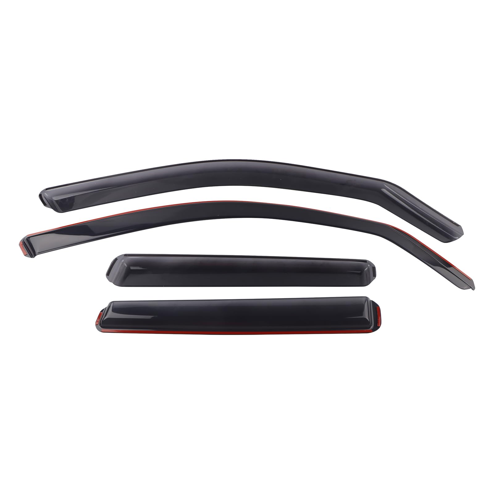 Deflectores de viento Bonryan para B-M-W X1 E84 2009-2015 SUV de 5 puertas, juego de 4 piezas, deflectores de viento y lluvia integrados, protección contra el viento, la lluvia y el sol, fácil