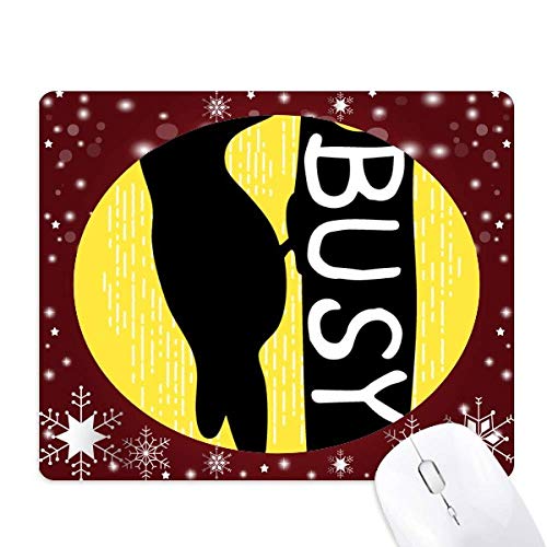 Tapis de souris pic noir antidérapant pour éviter les mouvements brusques