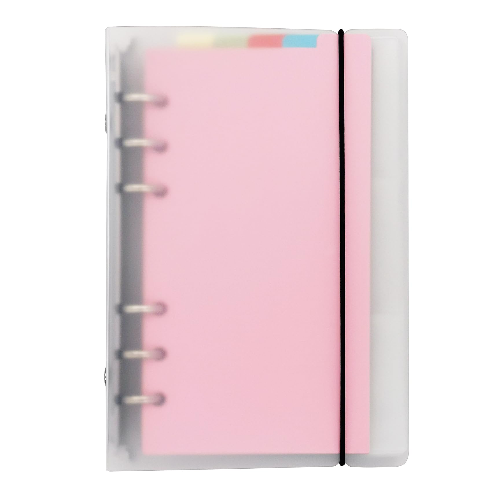 Zelten Business Card Holder PP Cover Round Ring Binder Namecard Organizer for Men & Women, Credit Card Binder File - Image 2