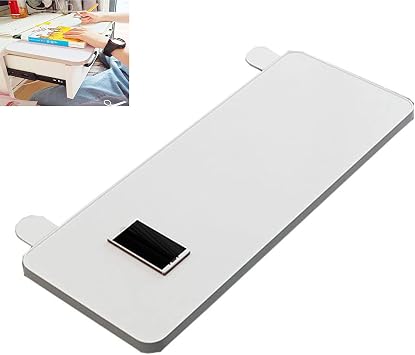 Ergonomic Desk Extender, Foldable Desktop Extension Table, Keyboard Slide Bar, Armrest, Wrist Rest for Home Office Learning