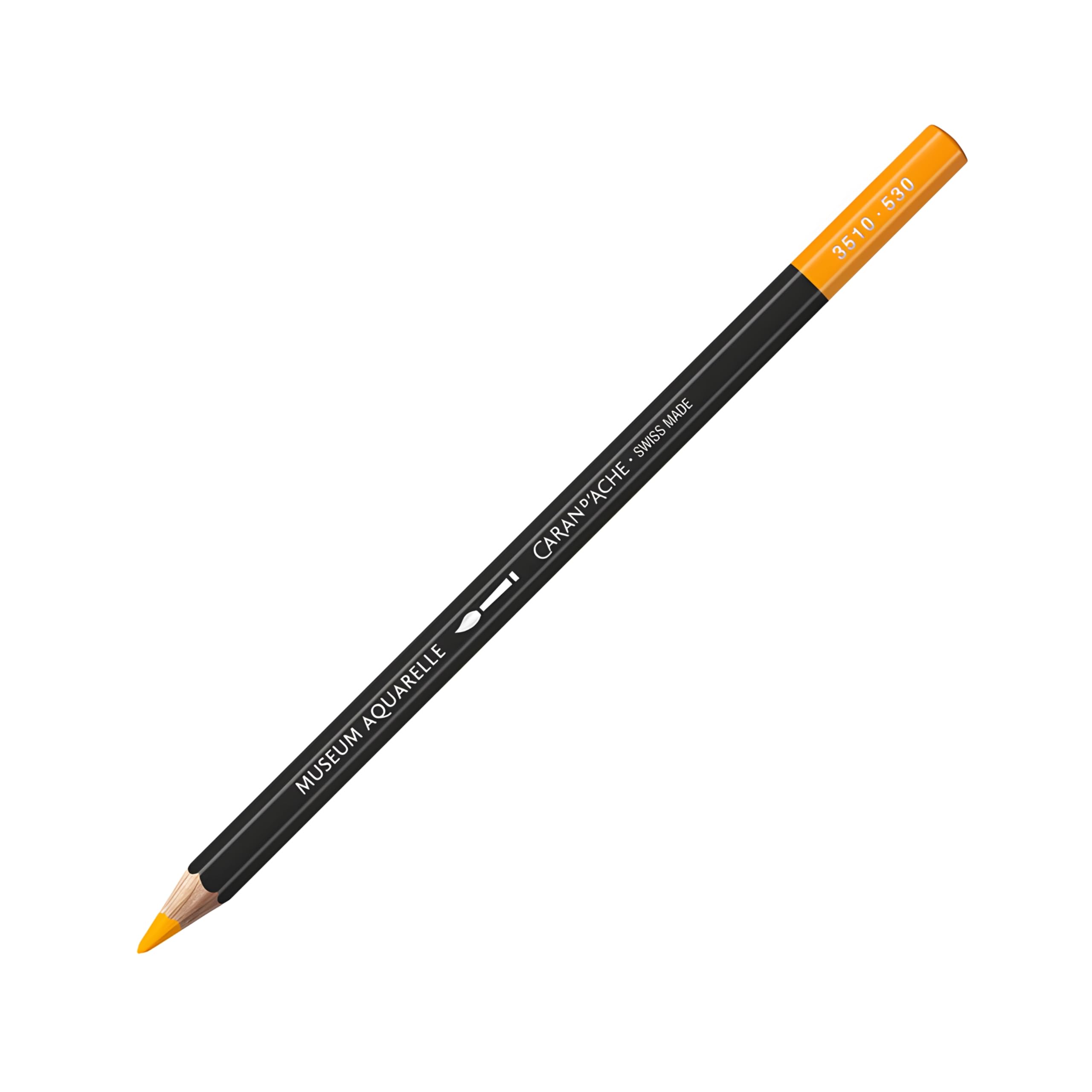 Caran d'Ache : Museum Aquarelle Pencil : Gold Cadmium Yellow