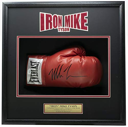 Mike Tyson Autographed Signed Red Right Hand Boxing Glove Shadowbox Jsa Itp #TOP1