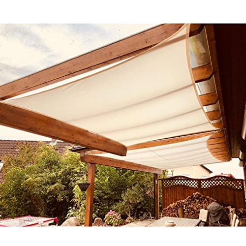 Voile d'ombrage rectangulaire imperméable beige 2x3m et 3x5m - 7