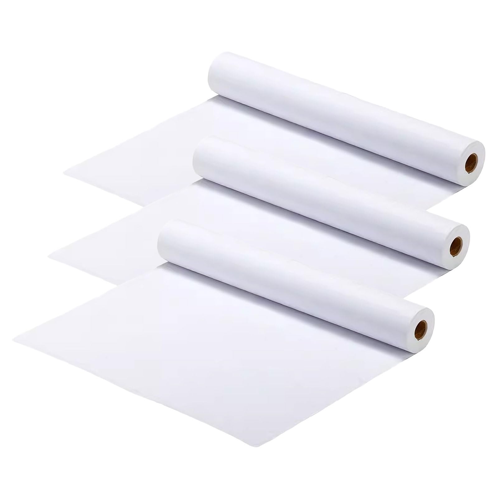 Rdunulioo White 3 Rolls Drawing Paper Roll – Arts Paper Roll 44Cm X 3M For Easel, Arts Craft, Painting, Sketching, Bulletin Board, Wall Art, Gift Wrapping, Poster Making And Creative Projects