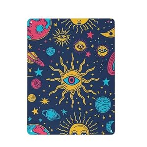 Asbwuo Weltraum-Stern Metallschild Wandkunst