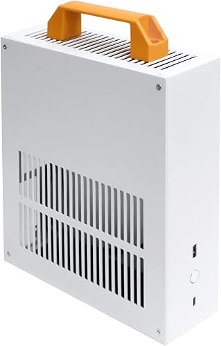 Miniatura 2 de Itx Mini Case K29 (acero)2 asas, panel ventilado, 1 panel lateral de acero y 1 acrílico  estuche pequeño Itx de 4.1L